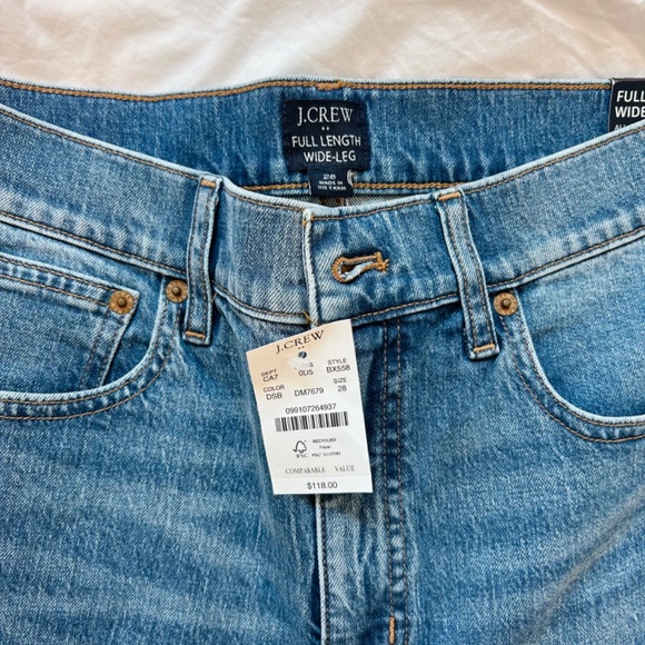 J.Crew Wide-leg Full-length Jean in All-day Stretch - Picture 5 of 7